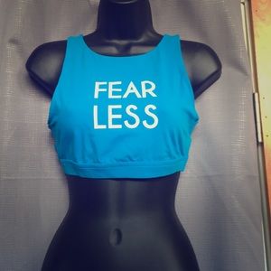 “Fear less” Sports bra